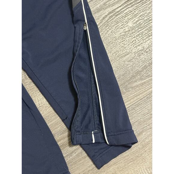 Vintage Nike Silver Tab Navy Striped Sweatpants Track Pants Y2K - Men’s Large - Picture 3 of 12